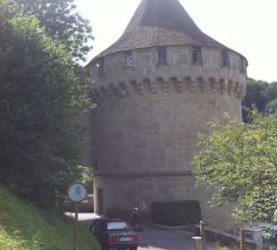 Una delle torri, costruita nel 1386