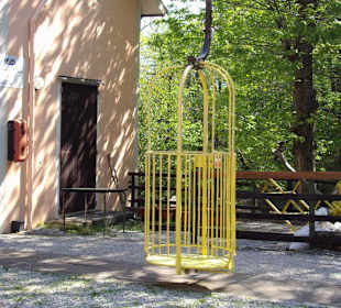 Gondel bei der Talstation