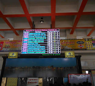 Anzeigetafel,Varanasi JN