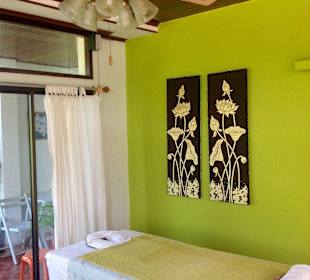 Der neue Massageraum