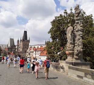 Karlsbrücke in Prag / Praha, 