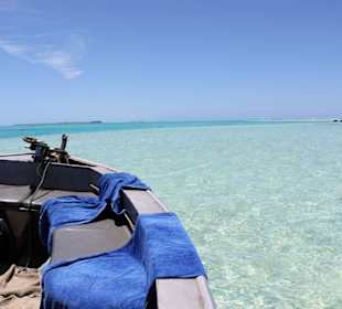 TeKing boot in der Lagune