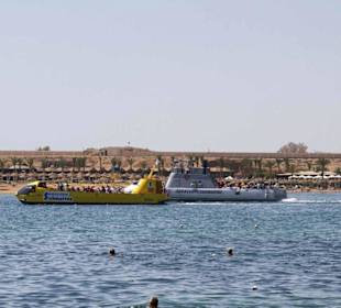 Fahrt zum Korallenriff