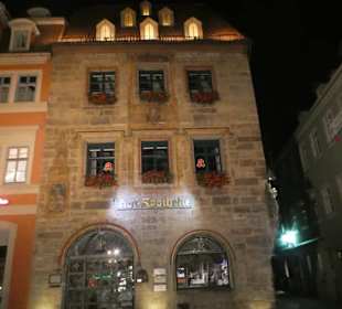 Die Hof-Apotheke am Marktplatz von Coburg