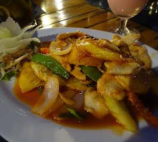 Köstliches Essen im Blue Mist