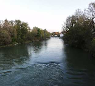 Blick vom Illersteg auf die Sankt-Mang-Brücke