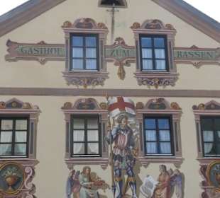 Unterwegs in Ortsteil Partenkirchen