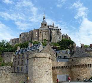 Blick auf den Mont Saint Michel 