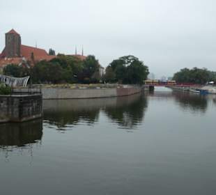 Über die Odra-Oder zur Dominsel in Wrocław-Breslau