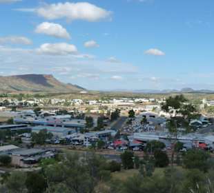 Blick vom Anzac Hill über Alice Springs 