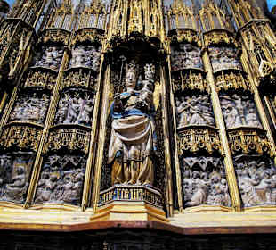 Tarragona - Kathedrale - Retabel Hl. Thekla 