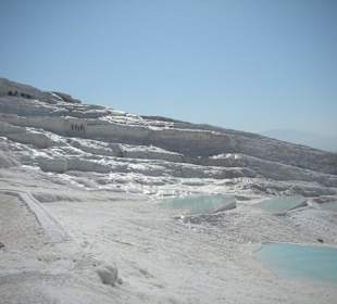 Blick auf Pamukkale