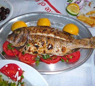 Gegrillter Fisch ...