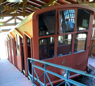 Fahrt mit der Königstuhlbahn