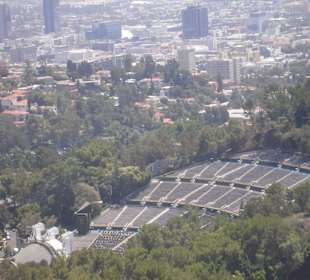 Blick auf die Hollywood Bowl