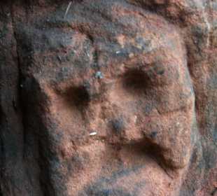 Detail an der Klausenhöhle