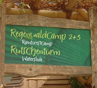 Eingang zum Wohncamp