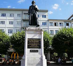 Das Gutenberg Denkmal, an der Ludigsstrasse