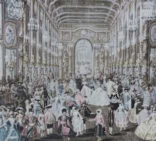 Bilder auf dem Bauzaun