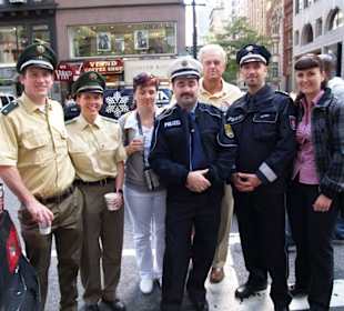 Deutsche Polizeibeamte auf der 5 th Av.