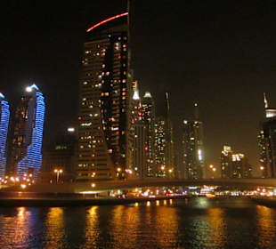 Dubai Marina by night