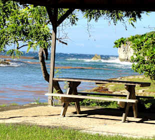 Rastplätze an der Lagune