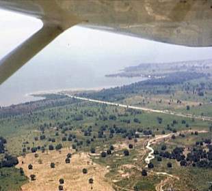 Kurz vor der Landung am Maracaibosee