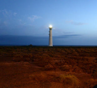 Leuchttum in Jandia bei Nacht