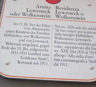 Hinweistafel