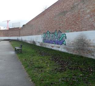 Im Geschichtspark Zellengefängnis Moabit