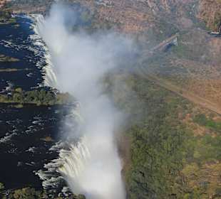 Victoria - Fälle vom Helikopter