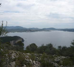 Blick vom Andratxol in die Bucht von Paguera