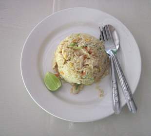 Reis mit Hühnerfleisch