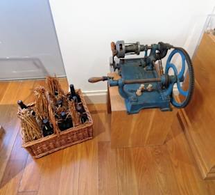 Flaschenverkorkung im Museu Etnográfico da Madeira