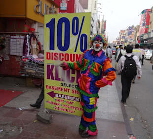 Auf dem Markt unterwegs