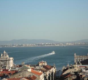 Ausblick vom Elevador de Santa Justa
