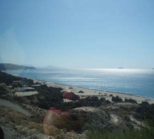 Blick auf den Strand