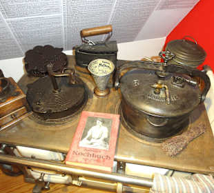 Blick auf den alten Herd