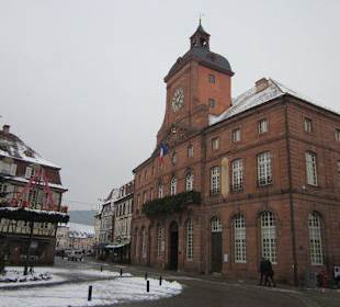 Altstadt Wissembourg im Winter
