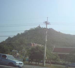 Der Palast vom Tal aus gesehen