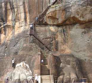 Weg zum Gipfelplateau