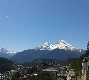 Berchtesgaden mit Watzmann im Frühling