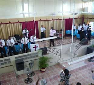 Kirche in Negril am Kreisverkehr