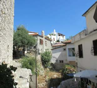 In der Altstadt von Mamaris auf dem Weg zur Burg