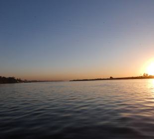 Sonnenuntergang Nilfahrt