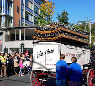 Mahrsbräu Bamberg gez.v.4 Pferden