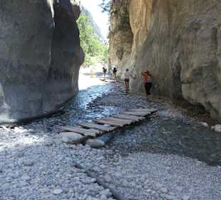 Wanderung durch die Samaria Schlucht