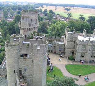 Warwick Castle von oben