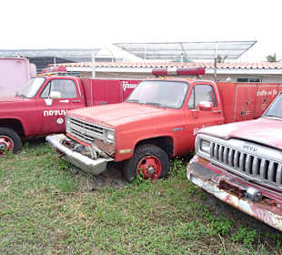 Auf dem Freigelände verrotten wahre Schätze