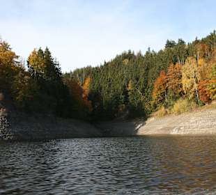 Herbst an der Bleilochtalsperre